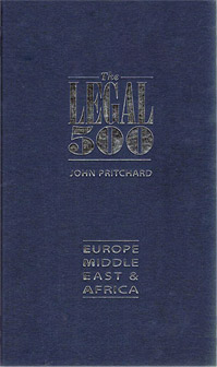 Irodánk a John Pritchard's The Legal 500 című kiadványban