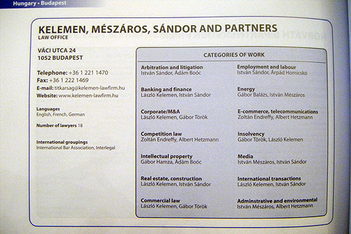 Irodánk a John Pritchard's The Legal 500 című kiadványban